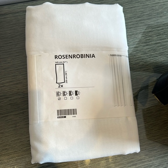 Ikea Rosenrobinia sheer curtain panel brand new in packaging - Picture 1 of 3